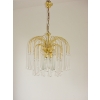 Designerska lampa Paolo Venini z elementami szklanymi